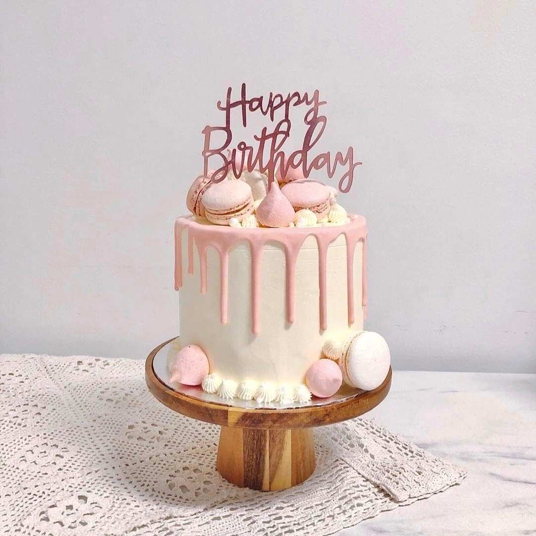 Illume hbd cake topper - pink
