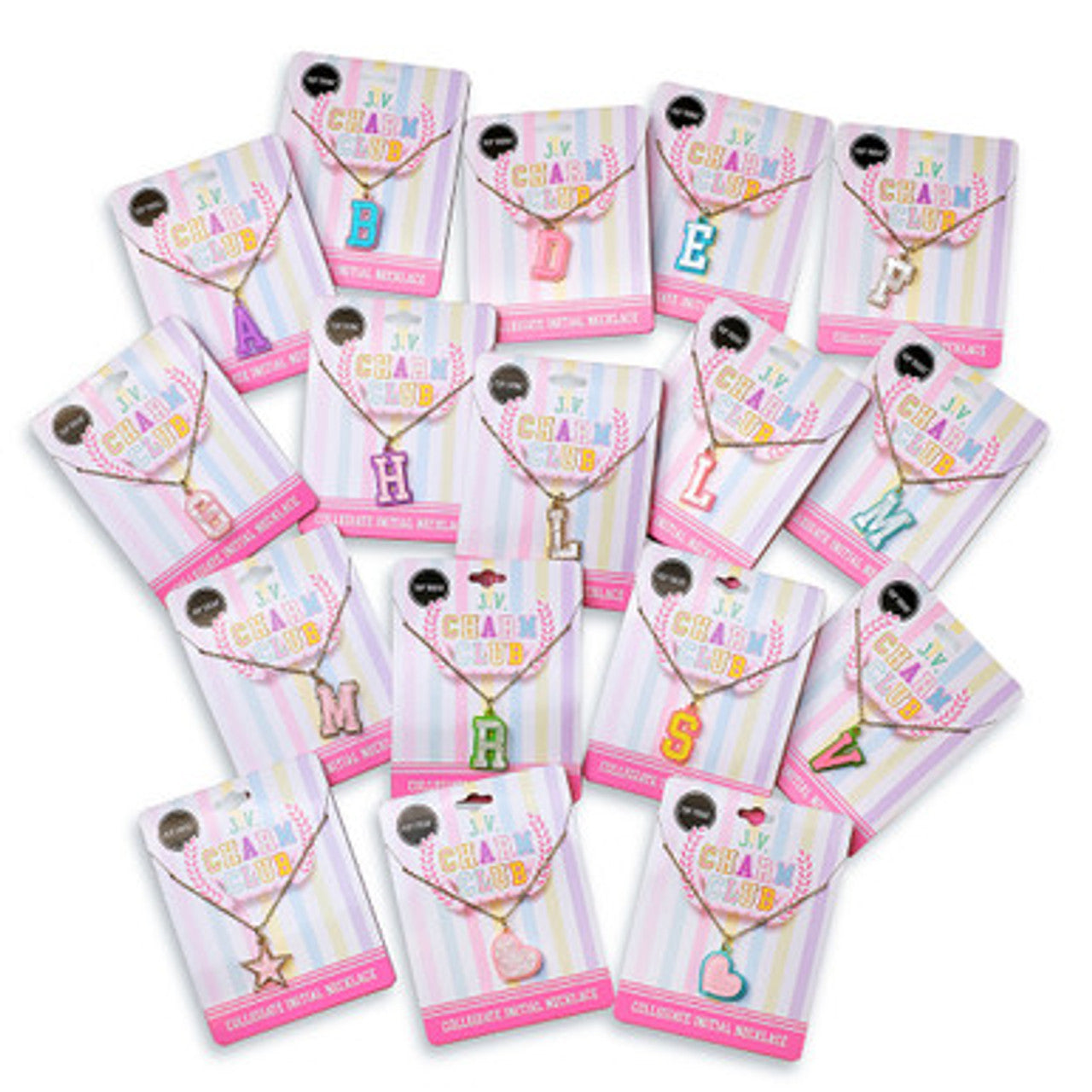 J.V. Charm Club - Collegiate Initial Charm Necklace