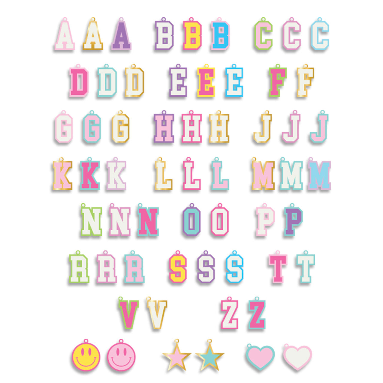 J.V. Charm Club - Collegiate Initial Charm Necklace