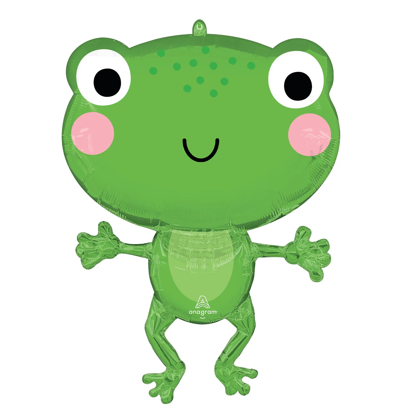 Cute frog super shape foil balloon