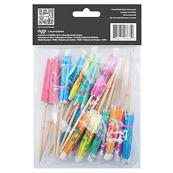 Parasol Picks Cocktail Sticks