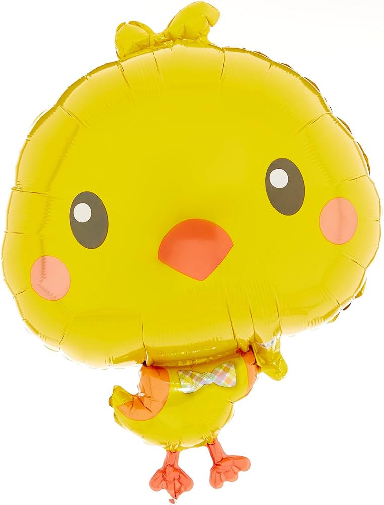 Easter chicks big shape foil balloon