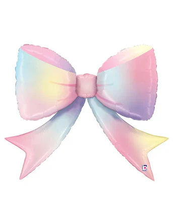 Rainbow Bastet cute bow super shape foil balloon