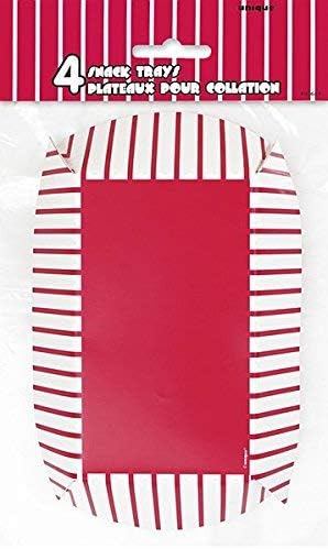 Paper Snack Trays, 4ct