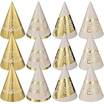 Golden age party hats