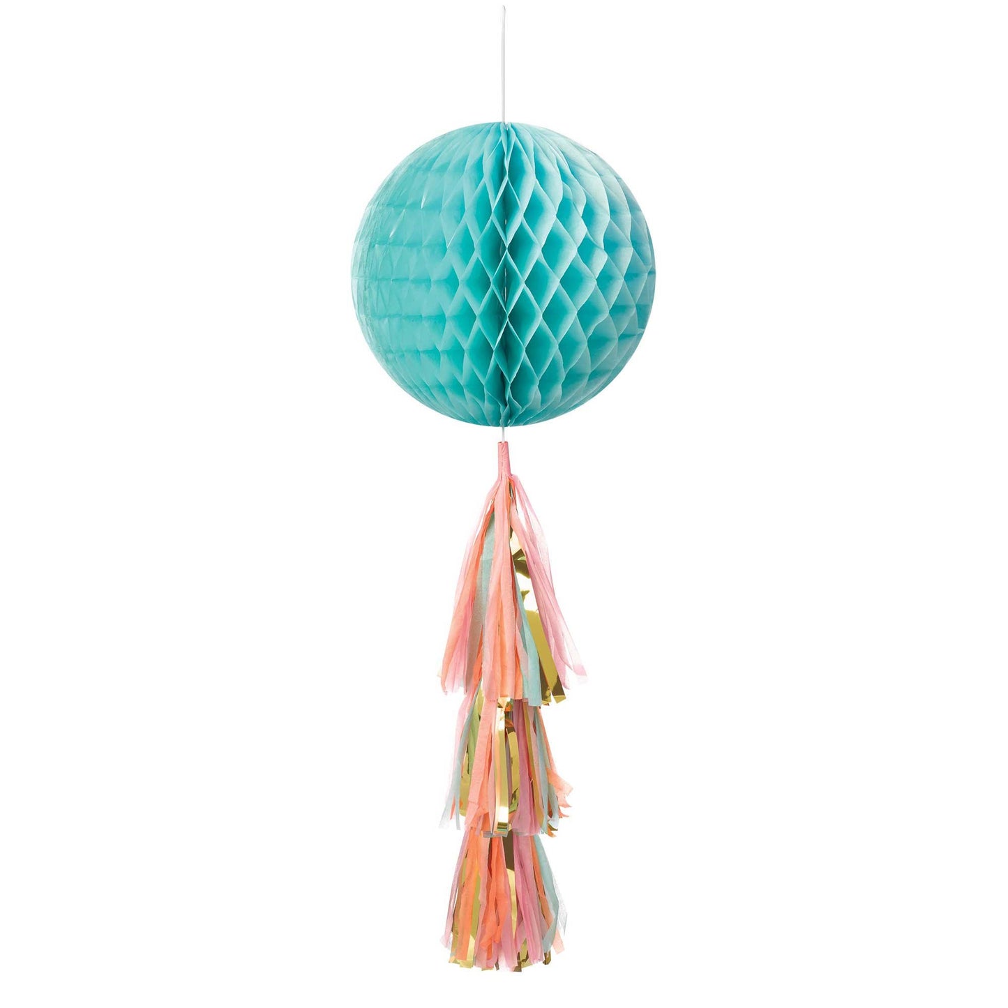 Hanging honeycomb decoration