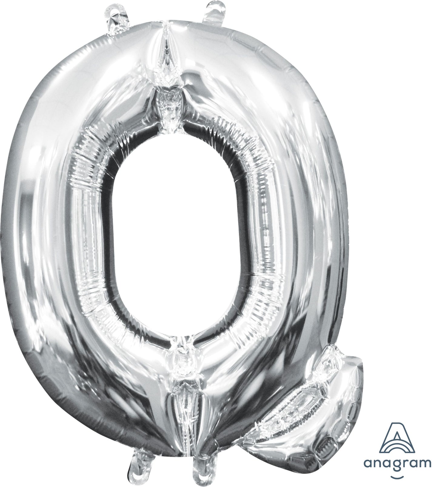 AIR FILLED LETTER Q - SILVER