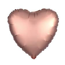 ROSE GOLD HEART HELIUM BALLOON