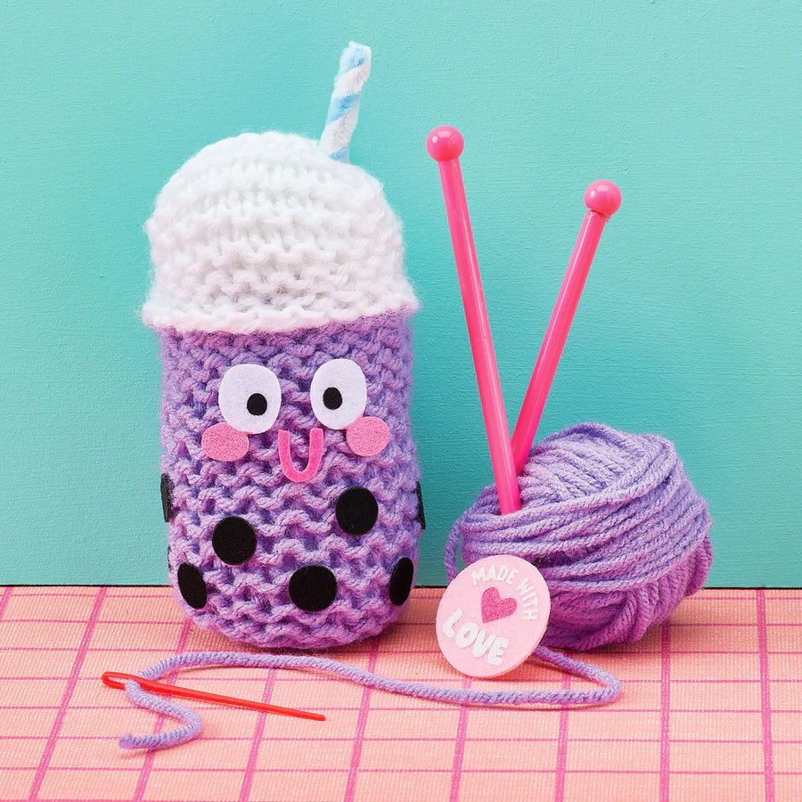 Snack Knit Kit Boba Buddy