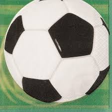 Small soccer napkins