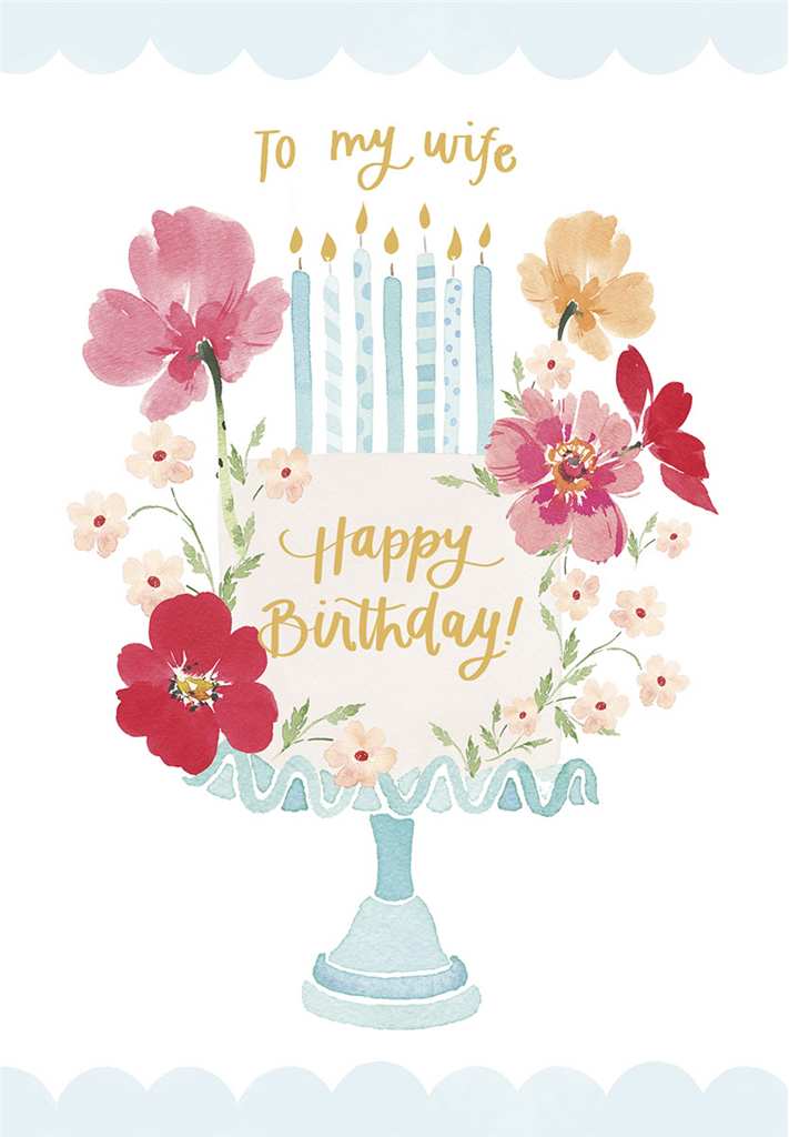 To my wife happy Birthday!