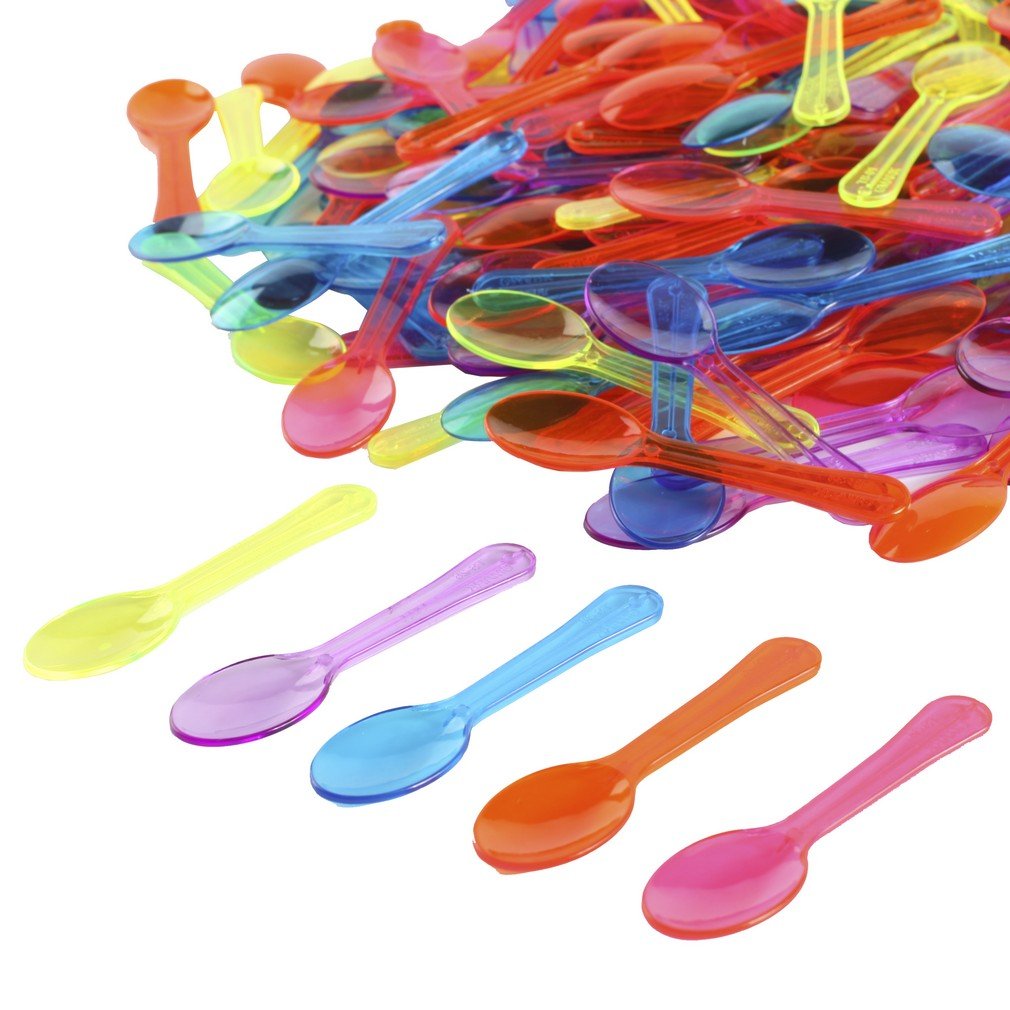 Mini spoon rainbow