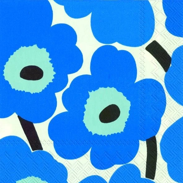 UNIKKO BLUE LUNCH NAPKIN