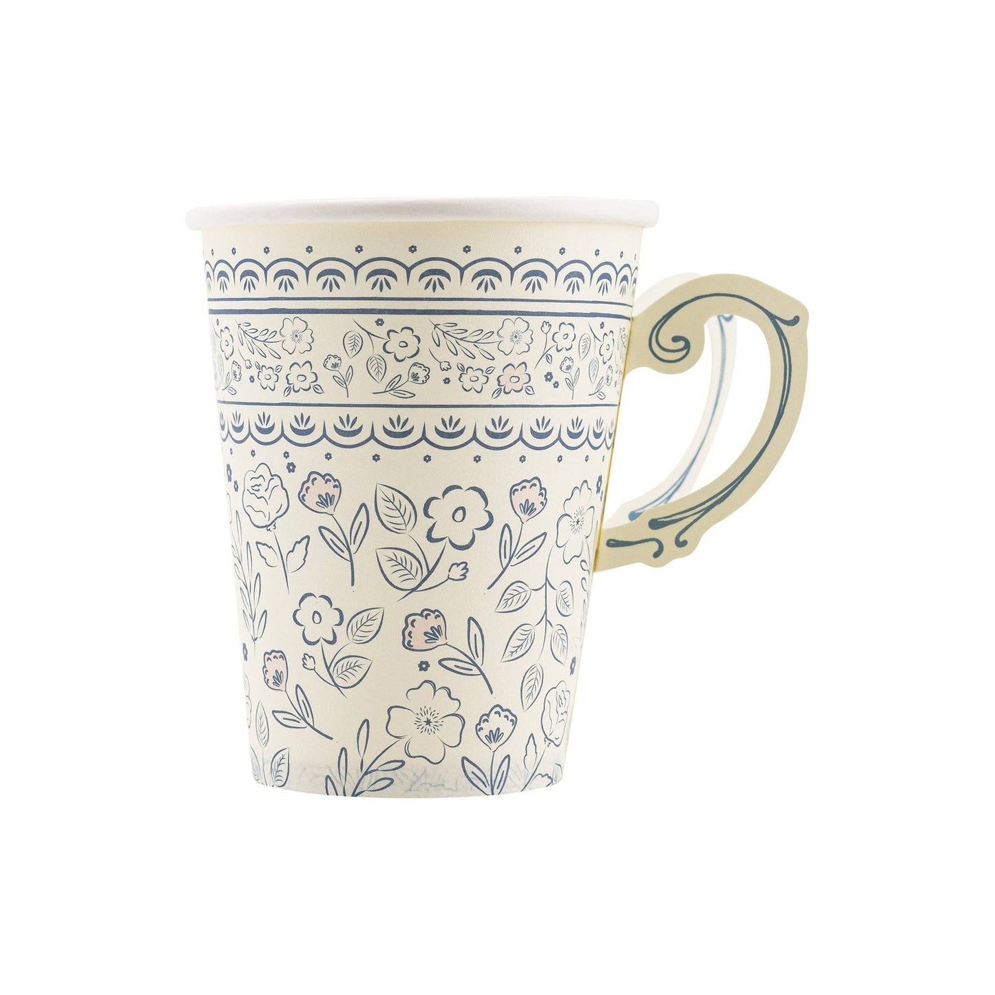 TEA CUP PAPER PARTY CUPS - 12 OZ