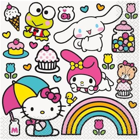 Hello Kitty Lunch Napkins