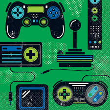 GAMER Birthday 16 Luncheon Napkins