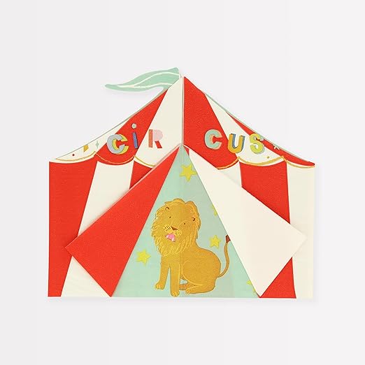 Meri Meri Circus Shaped Big Top Napkins
