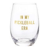 Stemless Wine Glass - Pickleball Era