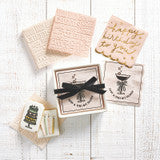 Scalloped Cocktail Napkins - Happy Birthday To You