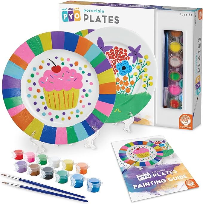 Paint-Your-Own Porcelain Plates Craft Kits