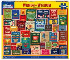 Words of wisdom puzzle