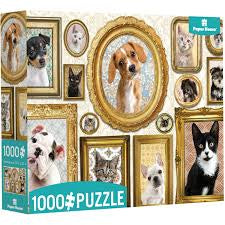 Cats & Dogs framed puzzle