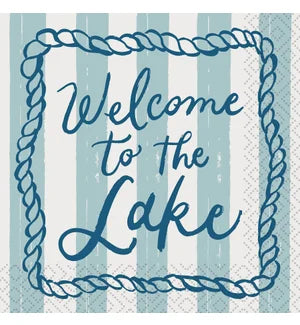 Welcome Lake - Quip Cocktail Napkin