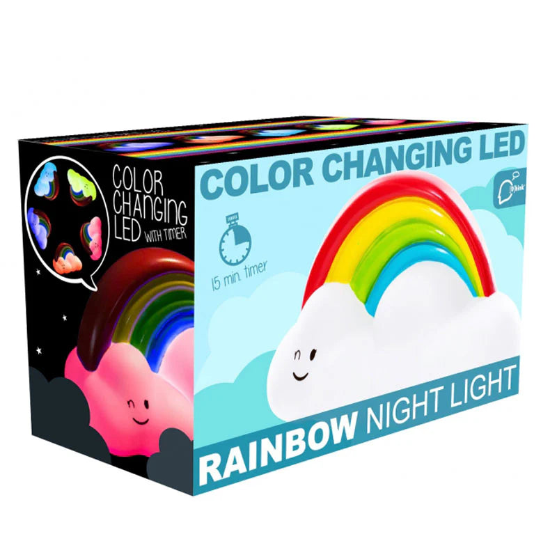 Rainbow cloud night light