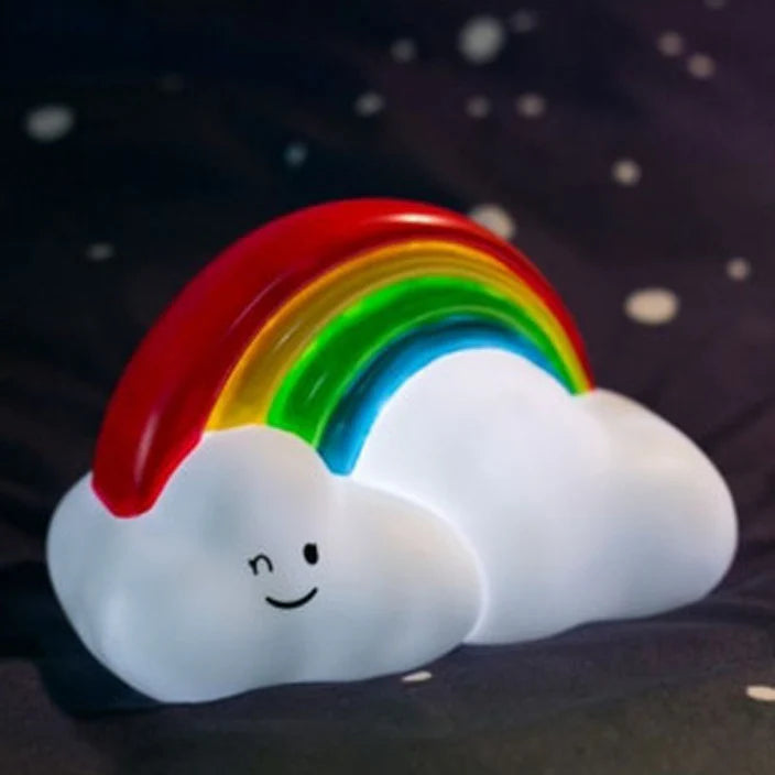 Rainbow cloud night light