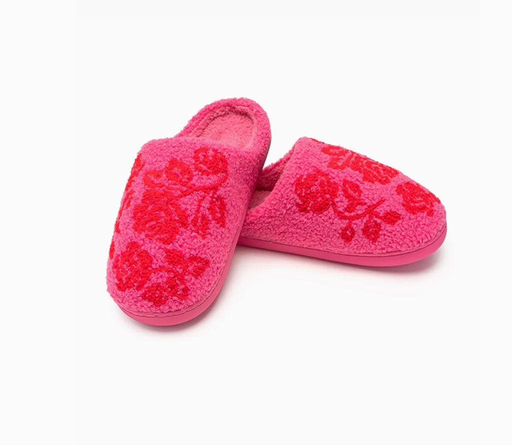 Red Rose Slippers