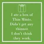 I Ate a Box Of Thin Mints Cocktail Napkins