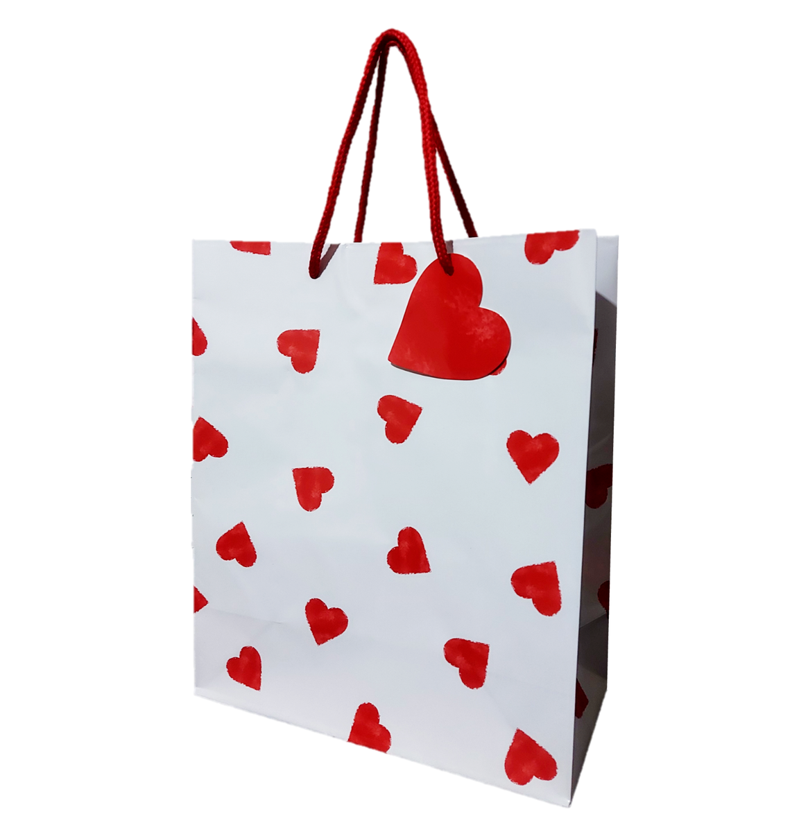 Mini heart gift bag