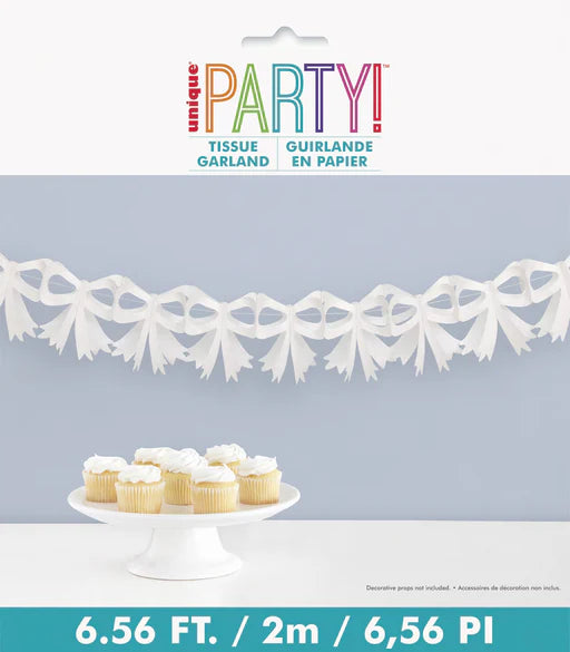 Bow tissue garland