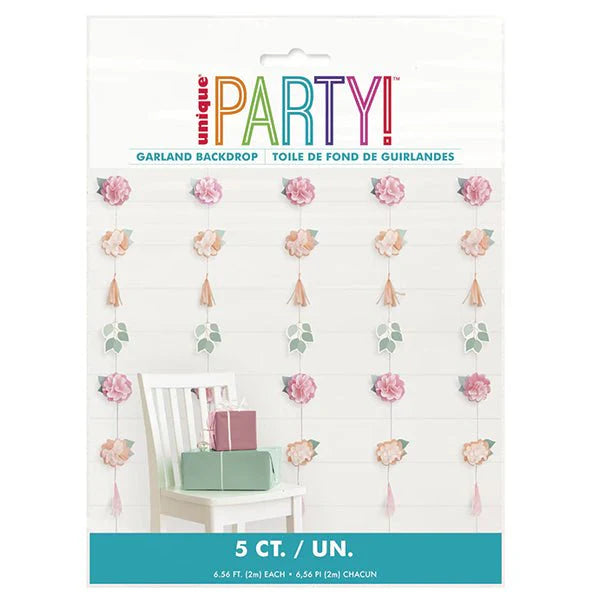 FLOWER GARLAND BACKDROP