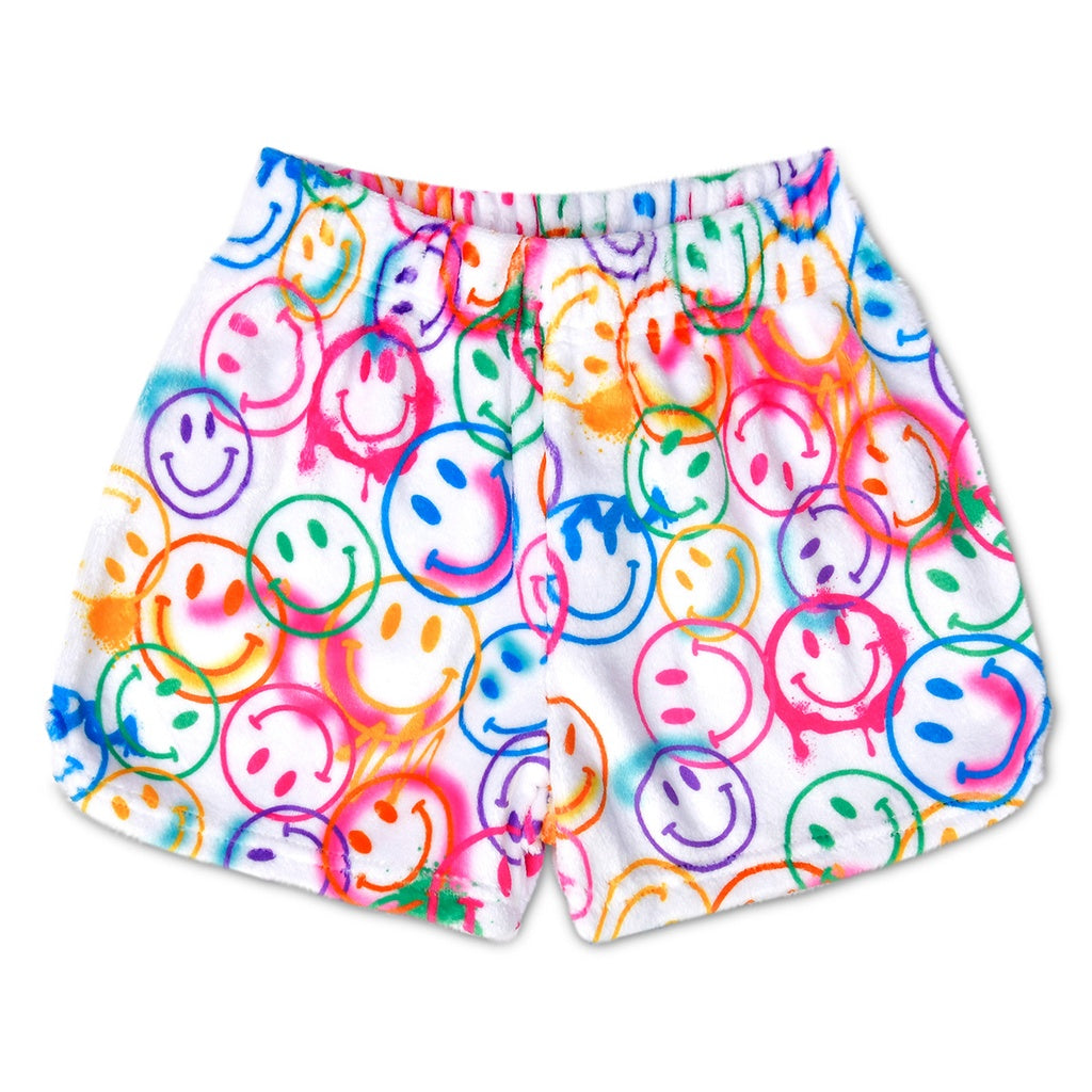 Smiles Everywhere Plush Shorts
