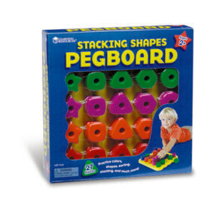 STACKING SHAPES PEGBOARD – LEARNING RESOURCES