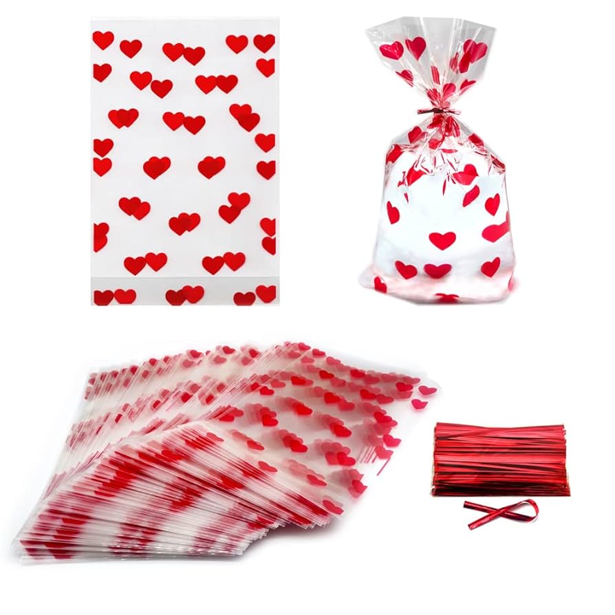 Party bags - hearts