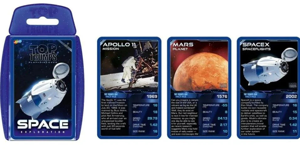 Top Trumps Space Exploration Card Game
