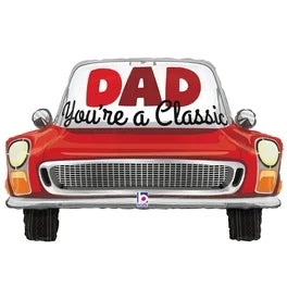 Dad Your a Classic Car Foil Balloon