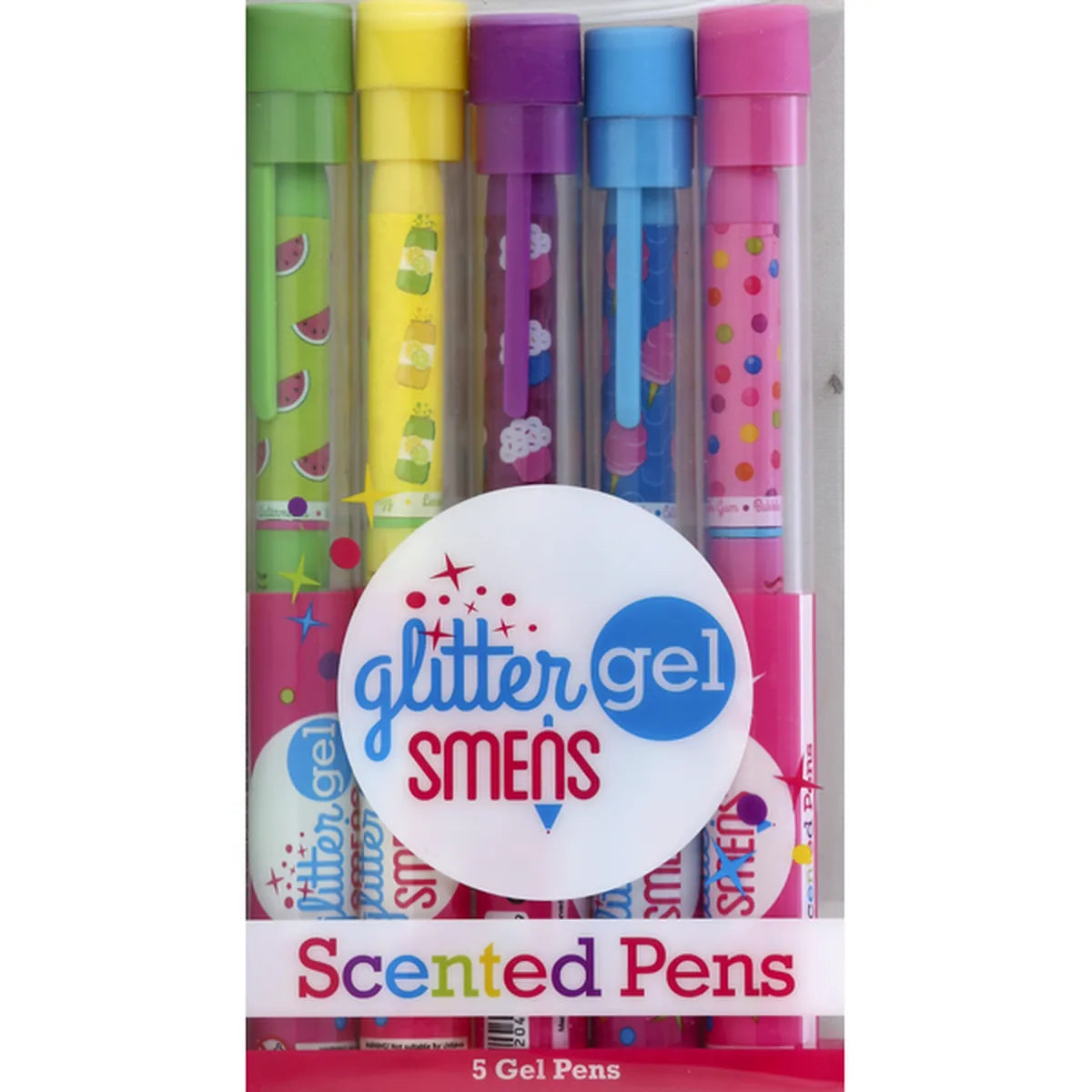 Smens Pens, Glitter Gel, Scented