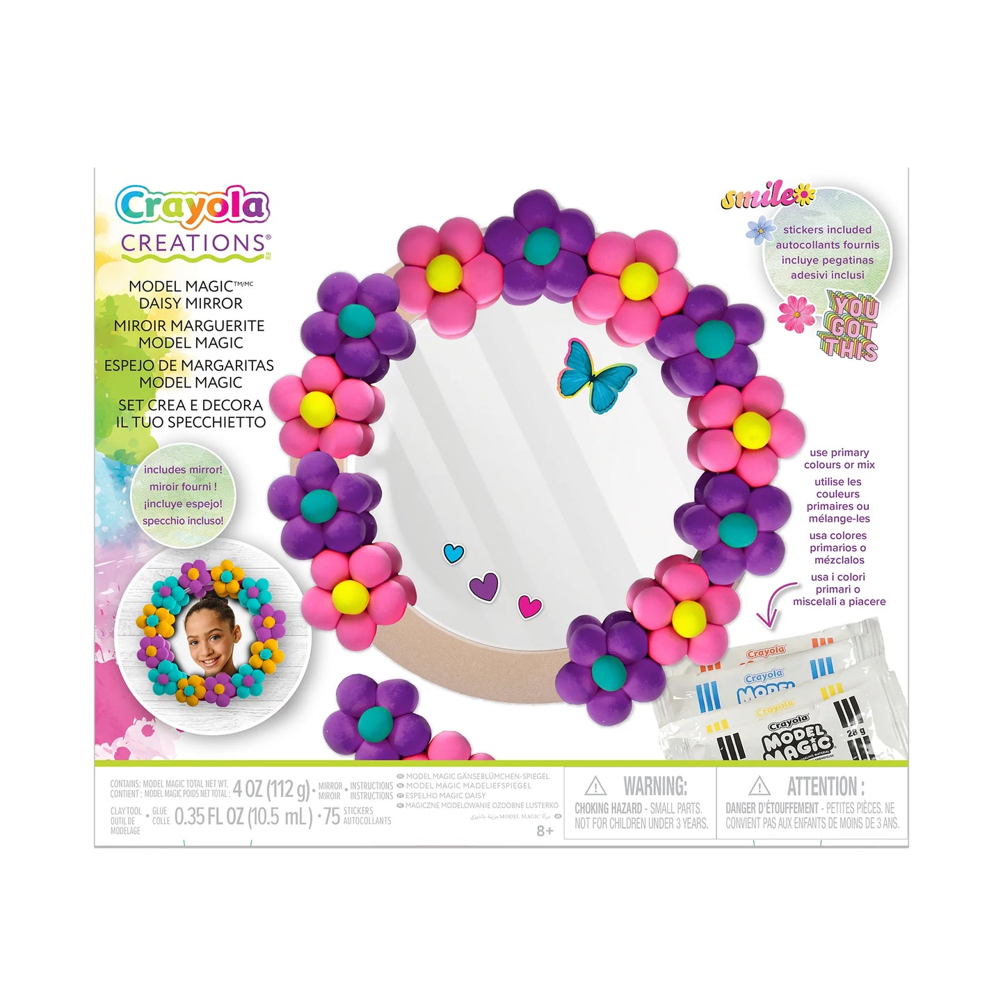 Crayola Creations Model Magic Daisy Mirror