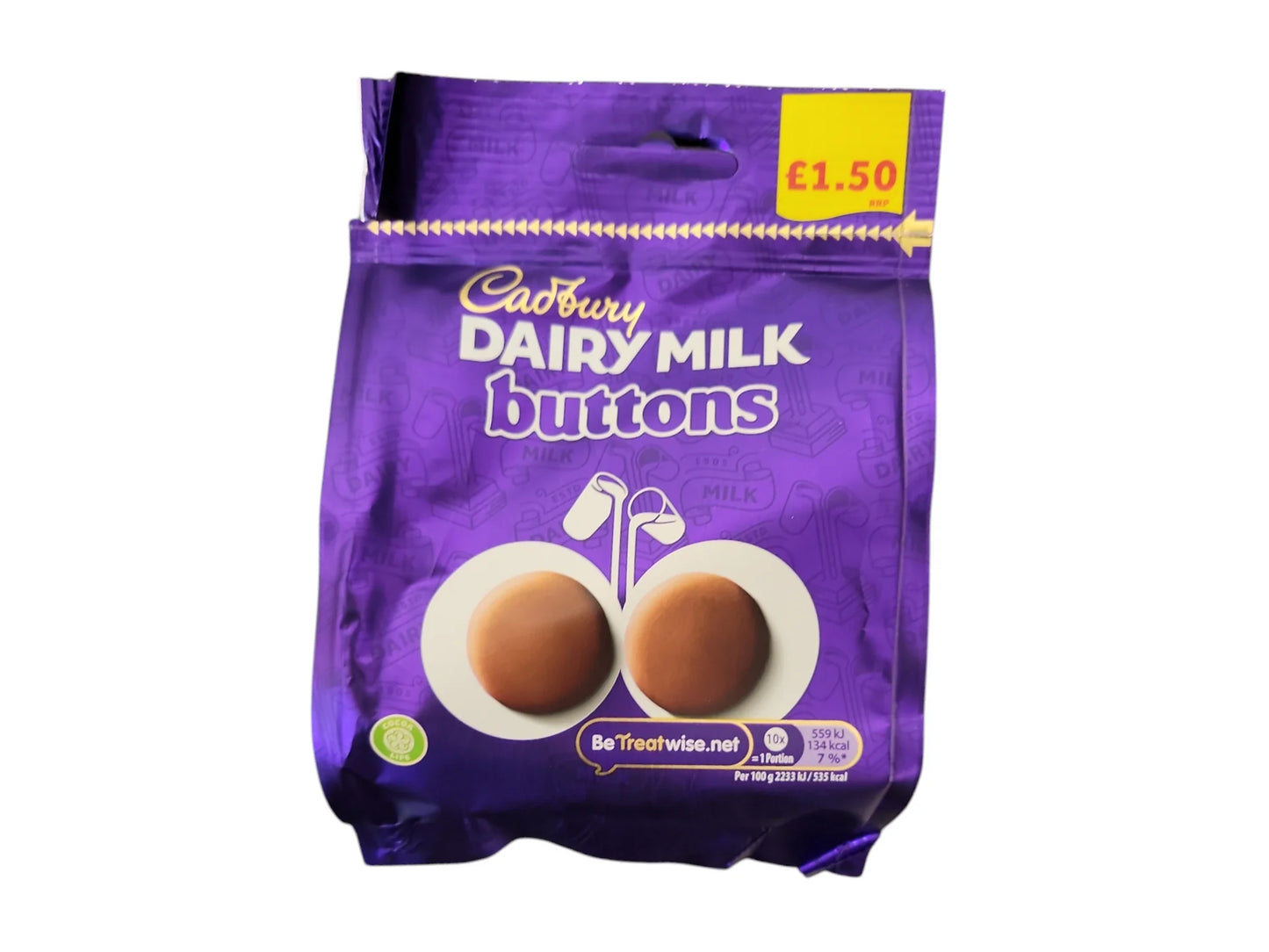 Dairy milk buttons
