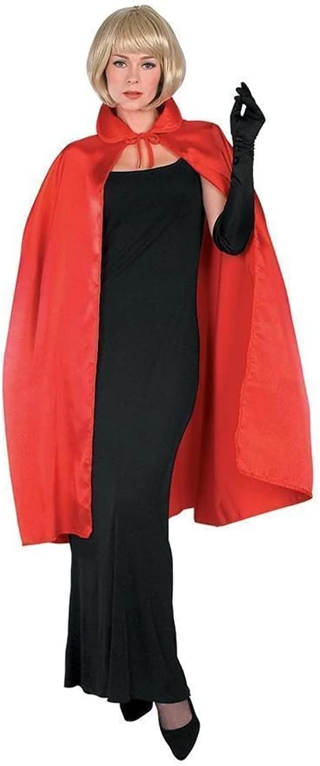 Rubie's Costume Satin Cape with Collar 3/4 Length Costume