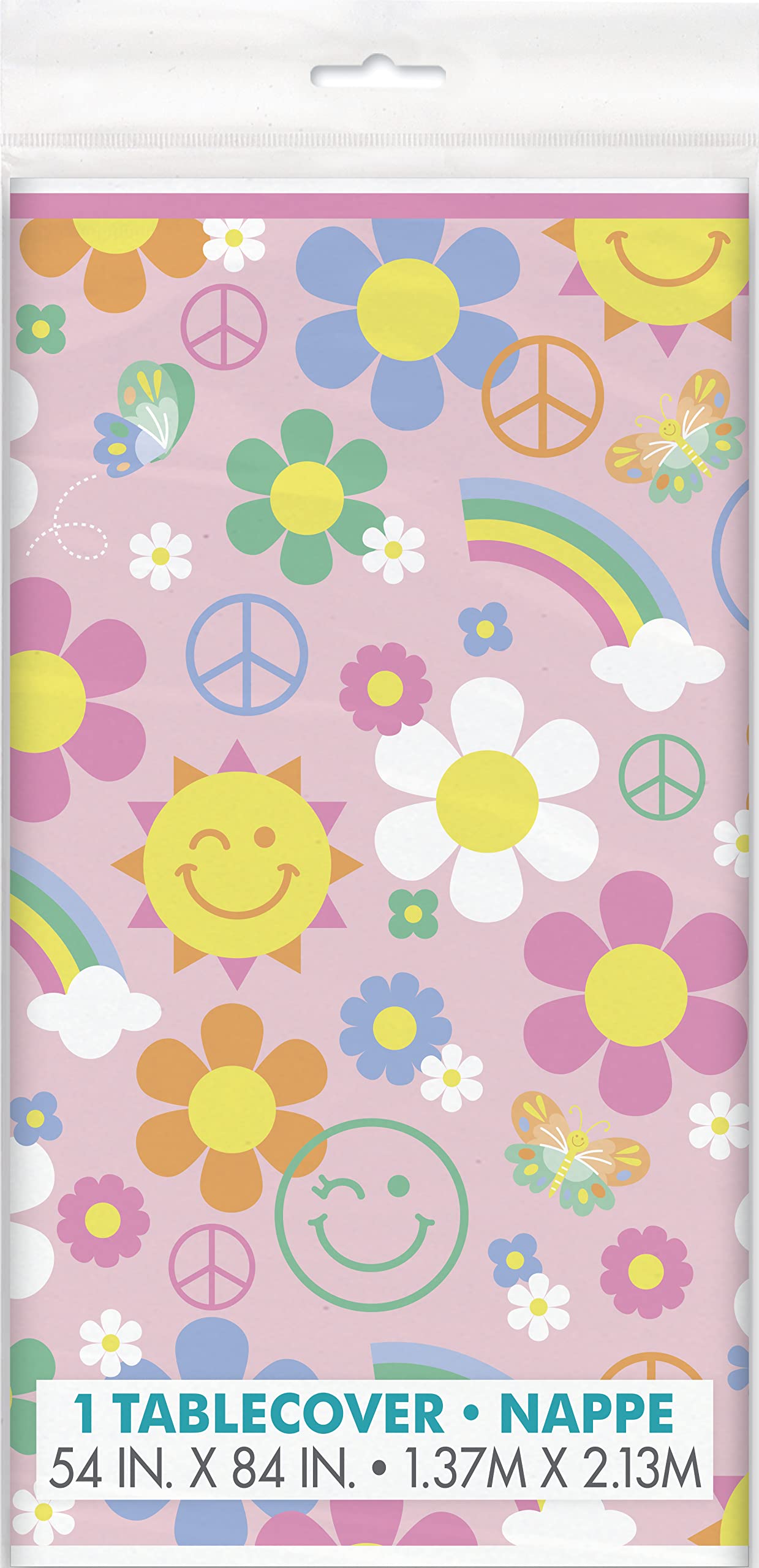 Groovy rectangular plastic cover