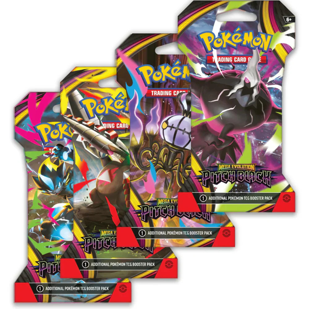 Pokémon Mega Evolution Pitch Black Sleeved Booster Pack