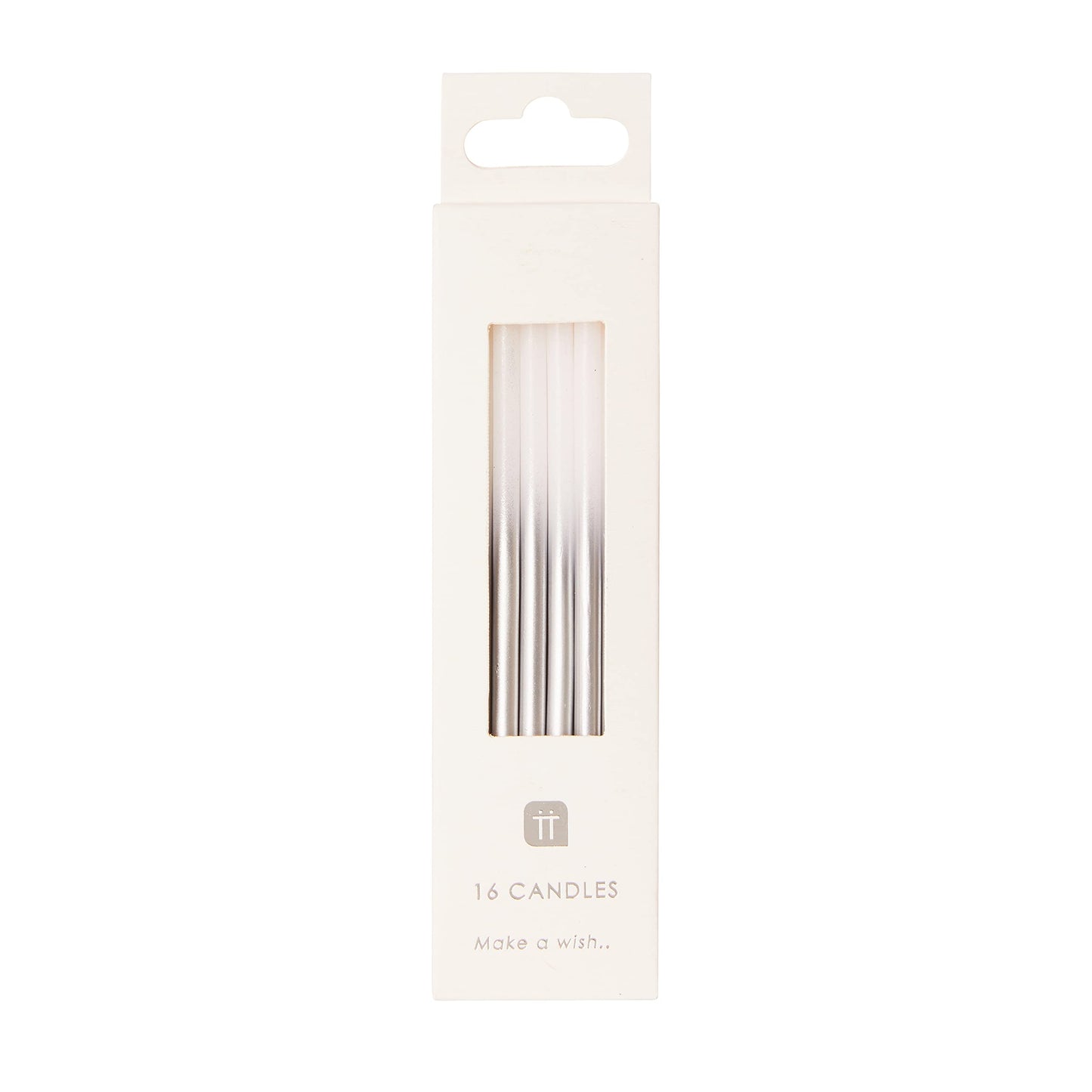 Long ombre birthday candles