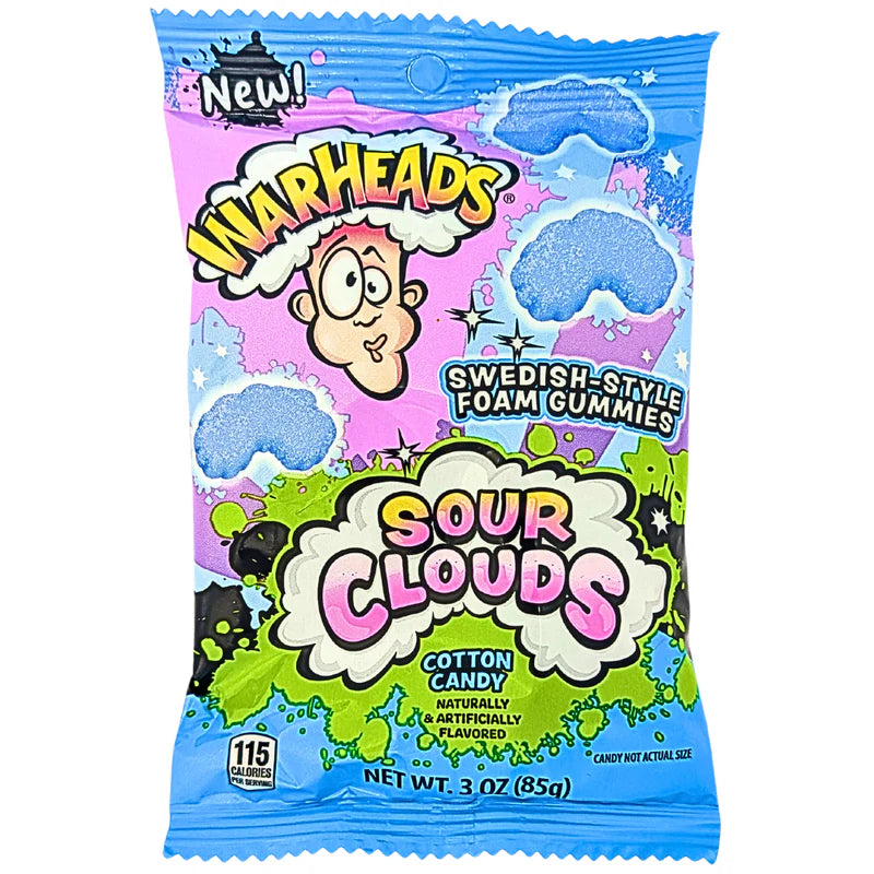 Warheads Sour Clouds Cotton Candy