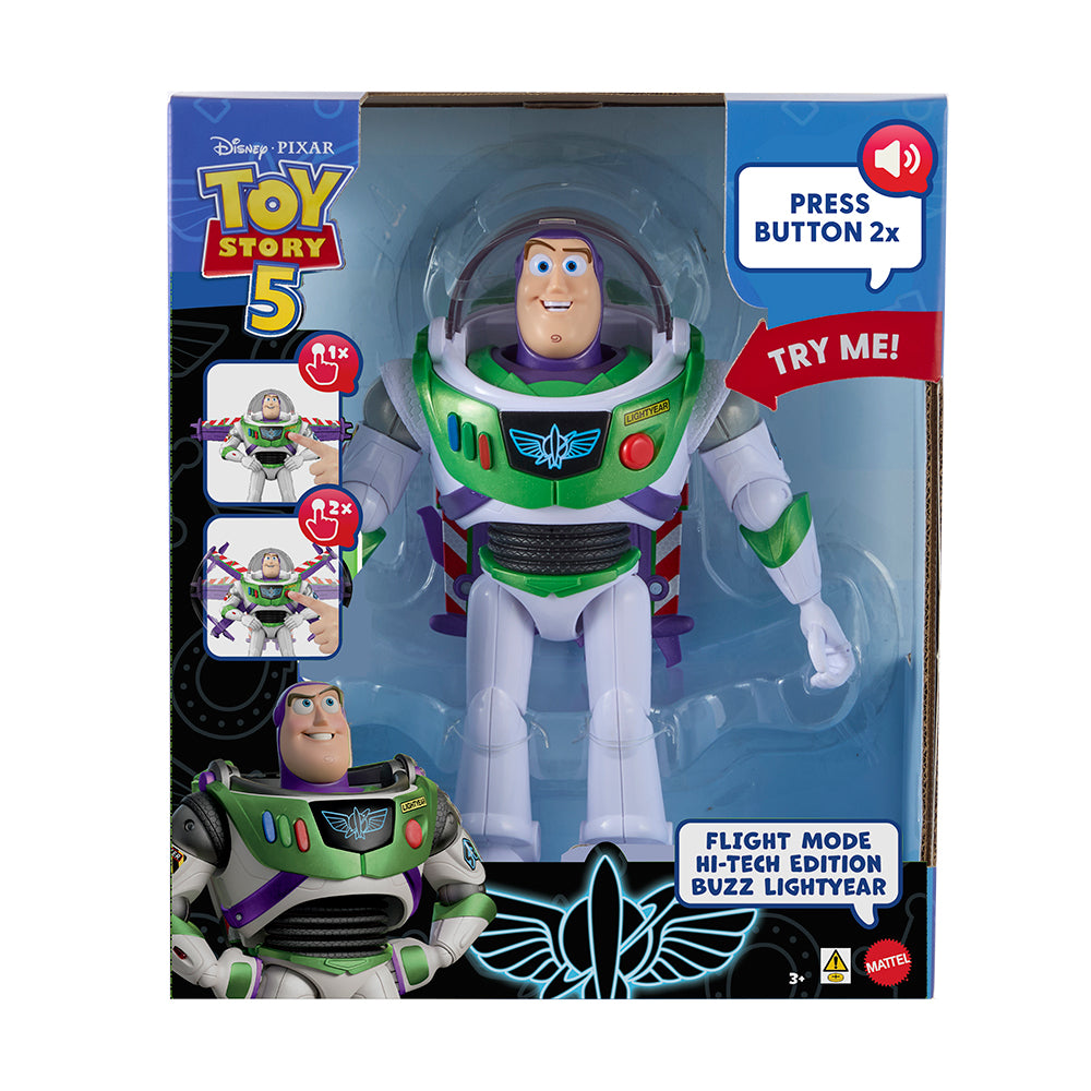 Toy Story 5 - 12" Flight Mode Hi-Tech Buzz - Bilingual Version