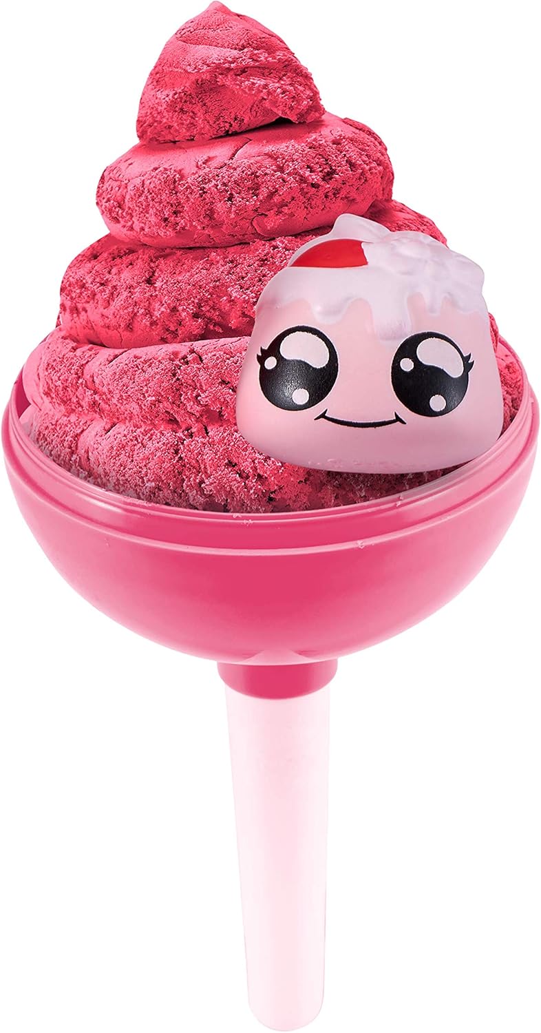 Oosh Cotton Candy Cuties Scented, Squishy, Stretchy Slime with Collectible Cutie Slow Rise Toy