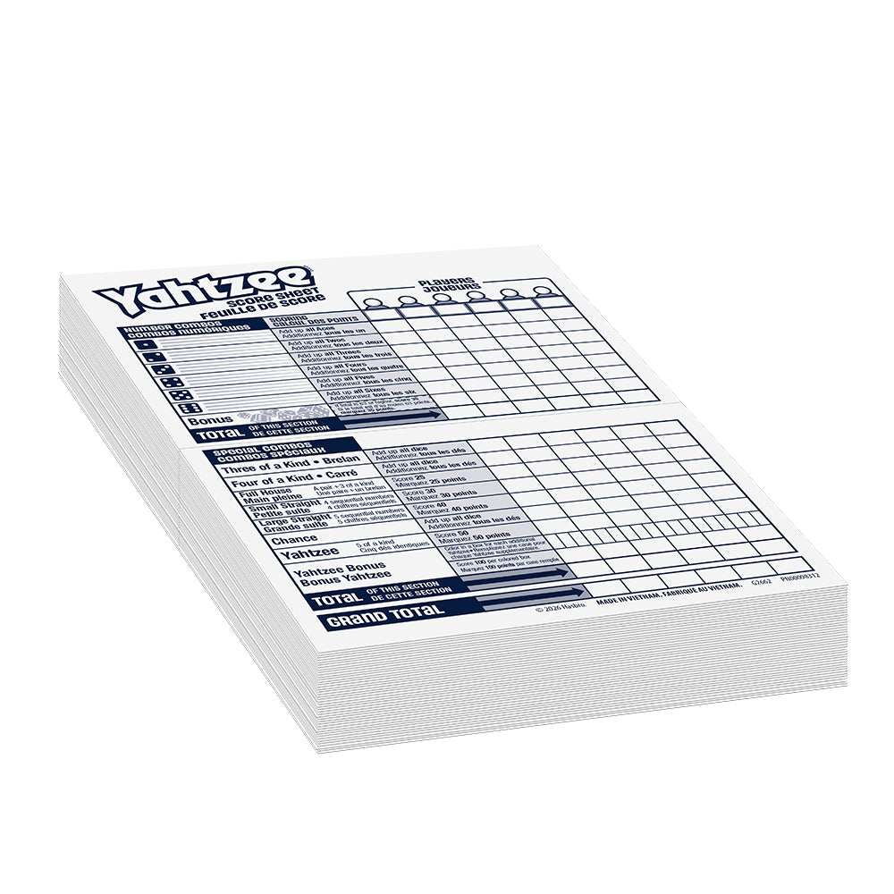 Game Yahtzee Score Pad Refresh